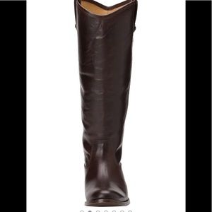 Frye Melissa Button Boot (Dark Brown)